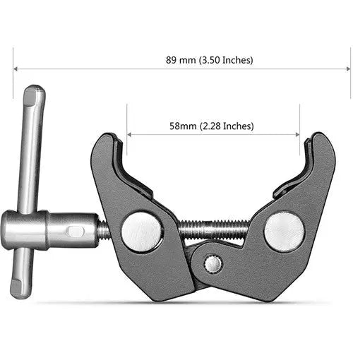 SmallRig 2058 Super Clamp with 1/4"-20 and 3/8"-16 Threaded Holes (2pcs) - AVC photo video store