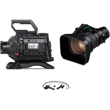 Blackmagic URSA Broadcast G2 Camera w/Fujinon XA20sX8.5BRM-K3 8.5-170mm Digital Servo Lens & MS-01 Control