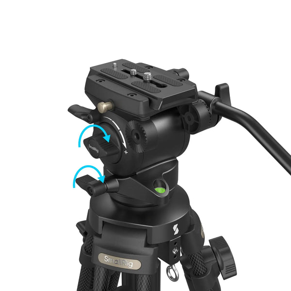SmallRig 4685 AD-50 Lightweight Carbon Fiber Video Tripod System