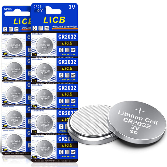 LiCB CR2032 3V Lithium Coin Battery