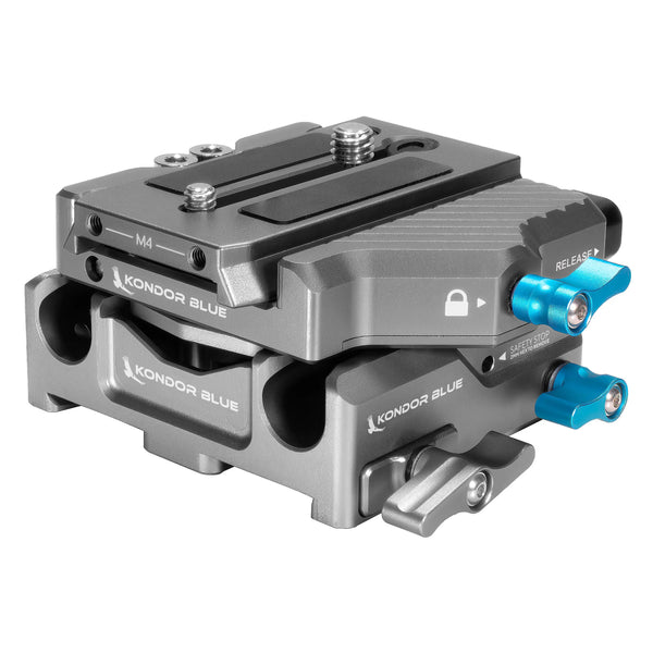Kondor Blue 501 Adjustable Baseplate (501 QR)(Space Gray) - AVC photo video store