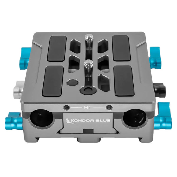 Kondor Blue Universal LWS ARRI Bridge Plate for ARRI, RED, URSA, C70, VENICE (Space Gray) - AVC photo video store