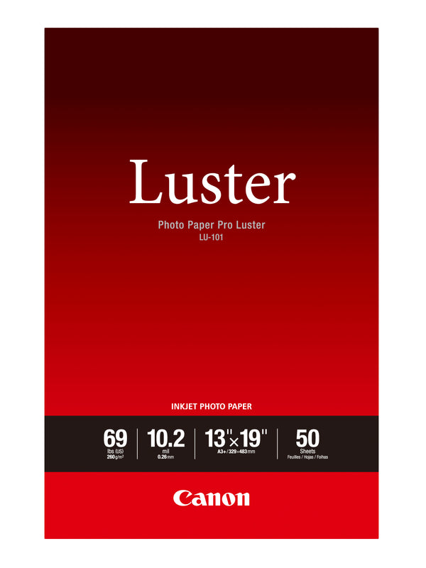 Canon Photo Paper Pro Luster (13 x 19", 50 Sheets)