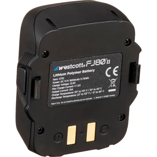 Westcott 4732 FJ80 II Lithium-Ion Polymer Battery F/FJ80 II - AVC photo video store