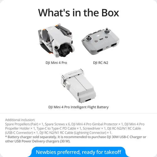 DJI Mini 4 Pro w/RC-N2 Controller - AVC photo video store