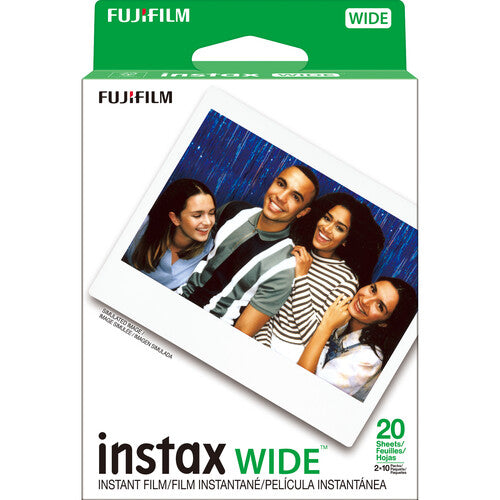 Fujifilm Instax Wide Instant Film, 20 Sheets