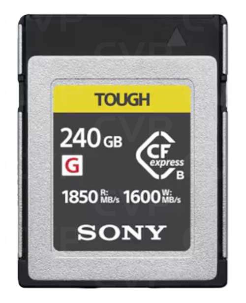 Sony CEBG240T 240GB CFexpress Type B TOUGH Memory Card