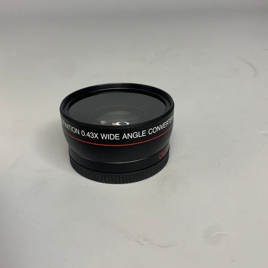 Vivitar HDMC043x/90319 HD MC AF High Definition 0.43x Wide Angle Converter, Used