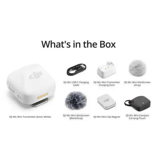 DJI MIC Mini Transmitter, Infinity Black - AVC photo video store