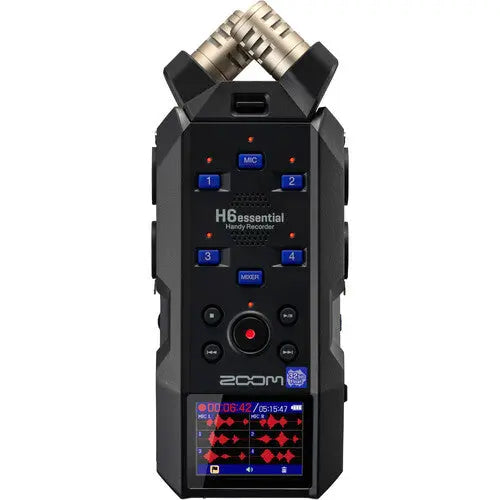 Zoom H6essential 6-Track 32-Bit Float Portable Audio Recorder - AVC photo video store