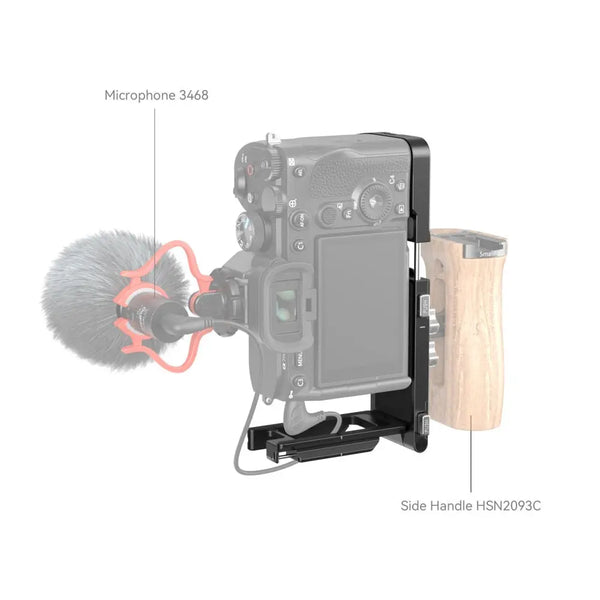 SmallRig 3984 Foldable L-Shape Mount Plate F/A7R V, A7 V, A7 IV, A7S III - AVC photo video store
