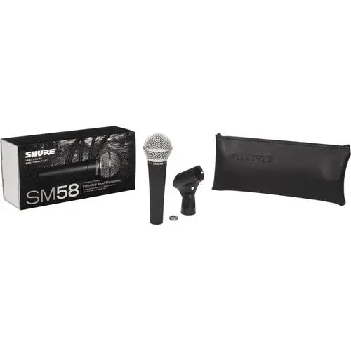 Shure SM58-LC Cardioid Dynamic Microphone - AVC photo video store