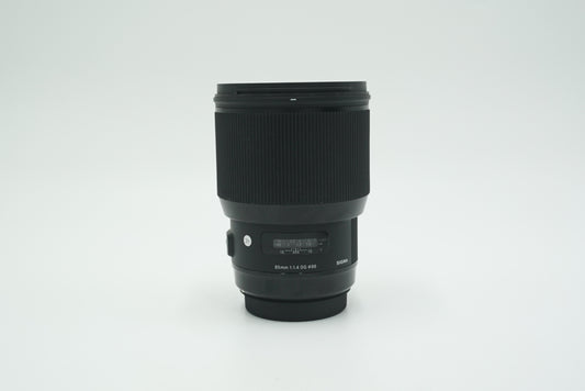 Sigma 85/1.4C/17281 85mm f/1.4 DG HSM Art Lens F/Canon, Used