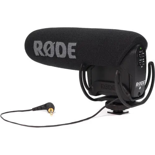 Rode Videomicpro-R Broadcast Quality Condenser Microphone W/Rycote Lyre Shockmount RODE