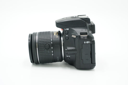 Nikon D5600/1855/71371 D5600, AF-P 18-55mm f/3.5-5.6G DX VR, Used