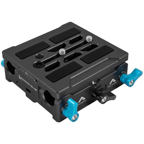 Placa de ponte universal LWS ARRI Kondor Blue para ARRI, RED, URSA, C70, VENICE (preto raven) 