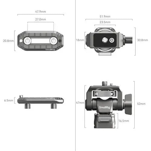 SmallRig 4487 HawkLock H21 Quick Release Monitor Support with NATO Clamp - AVC photo video store
