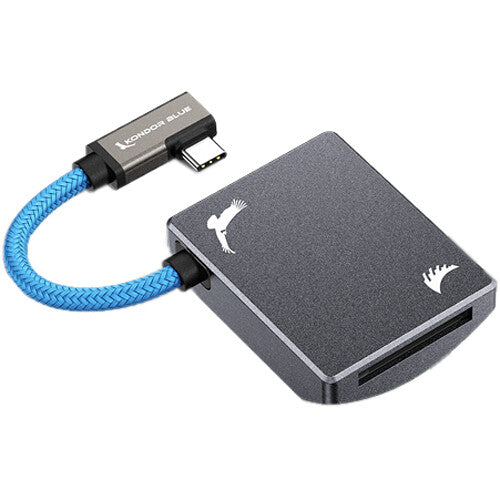 Módulo de gravação Kondor Blue para MagSafe iPhone 15 da Angelbird e KONDOR BLUE (CFexpress Tipo B) (cinza espacial)