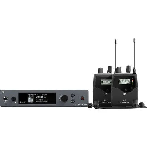Sennheiser EW IEM G4-Twin Wireless Monitor System Kit (A: 516 to 558 MHz) - AVC photo video store