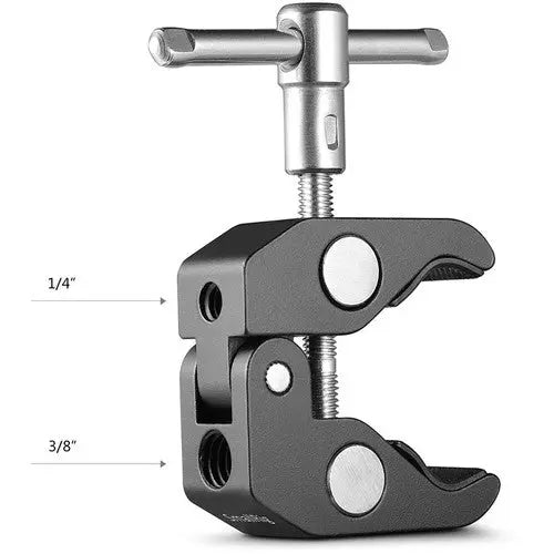 SmallRig 2058 Super Clamp with 1/4"-20 and 3/8"-16 Threaded Holes (2pcs) - AVC photo video store