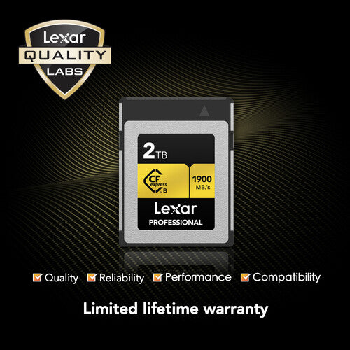 Lexar 2TB Professional CFexpress Type B Card GOLD Series (EOL)