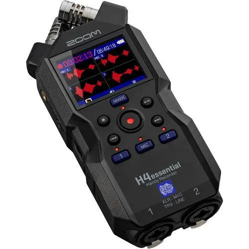 Zoom H4essential 4-Track 32-Bit Float Portable Audio Recorder - AVC photo video store