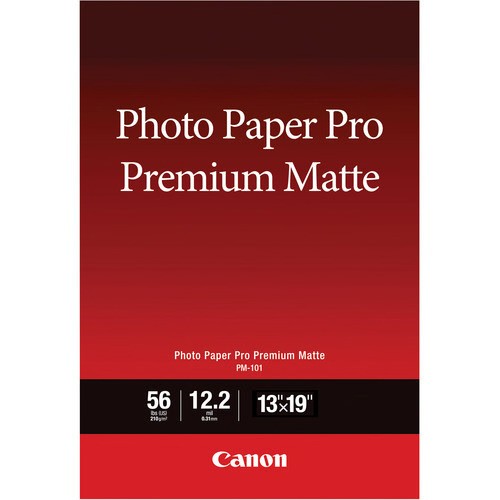 Canon PM-101 Photo Paper Pro Premium Matte (13 x 19", 50 Sheets)