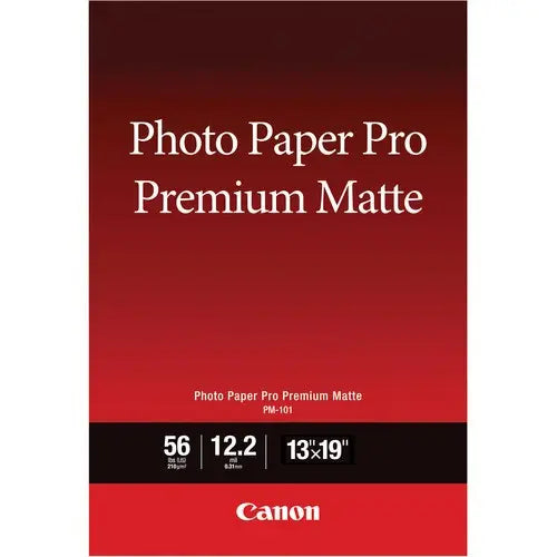 Canon PM-101 Photo Paper Pro Premium Matte (13 x 19", 50 Sheets) - AVC photo video store