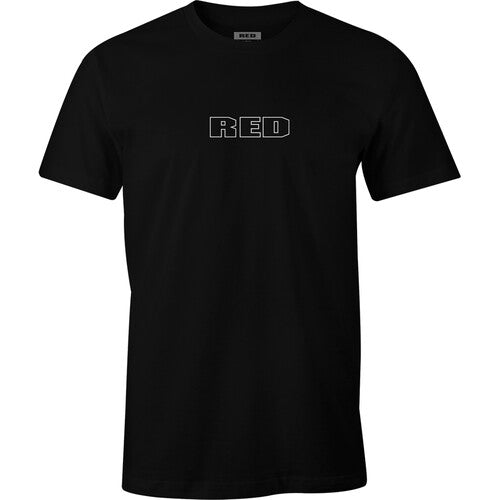 Red Digital T-Shirt Black