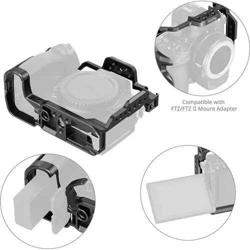 SmallRig 4980 Camera Cage for Nikon Z50 II - AVC photo video store