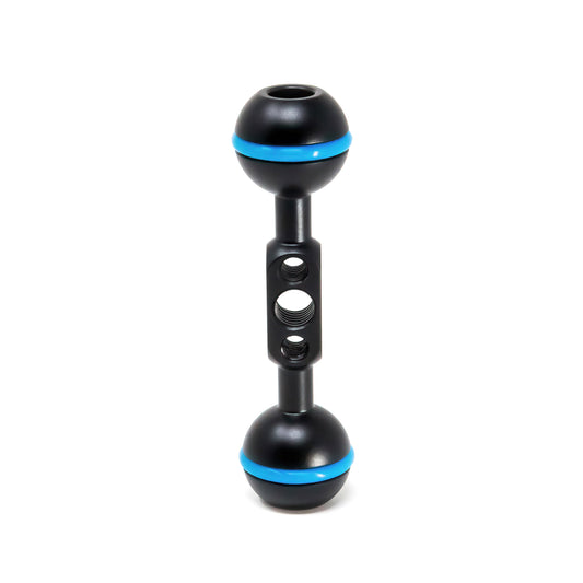 Kondor Blue Cine Magic Arm 4" Extension Bar (Double Ball Head) (Raven Black)