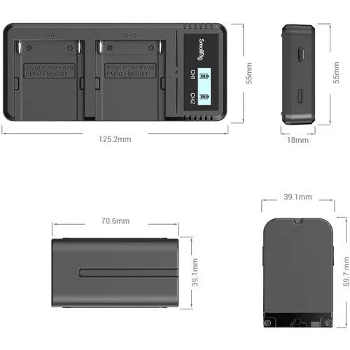 SmallRig 3823 NPF970 Battery and Charger Kit - AVC photo video store