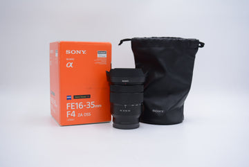 Sony SEL1635Z/1967753 FE 16-35mm f/4 ZA OSS Vario-Tessar T* Lens, Used