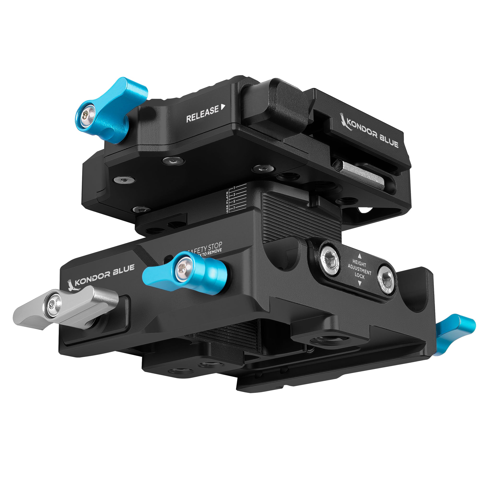 Kondor Blue 501 Adjustable Baseplate (501 QR)(Raven Black)