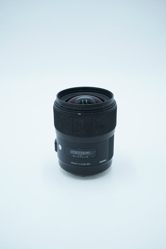Sigma 35/1.4C/62660 35mm f/1.4 DG HSM ART Lens F/Canon, Used