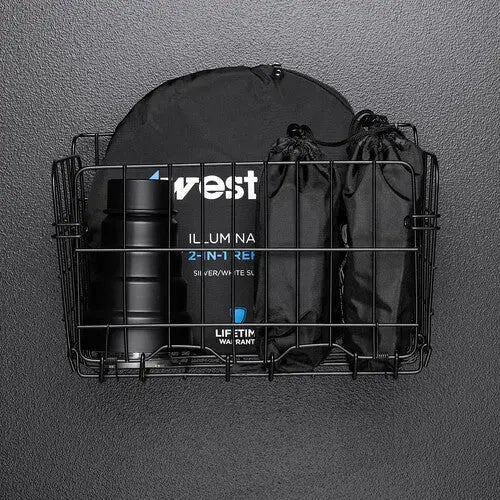 Westcott 1587 Float Wall Mount Storage Basket Kit by Lindsay Adler - AVC photo video store