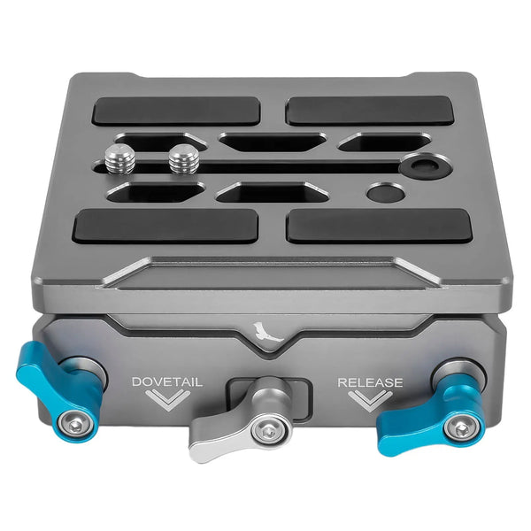 Kondor Blue Universal LWS ARRI Bridge Plate for ARRI, RED, URSA, C70, VENICE (Space Gray) - AVC photo video store