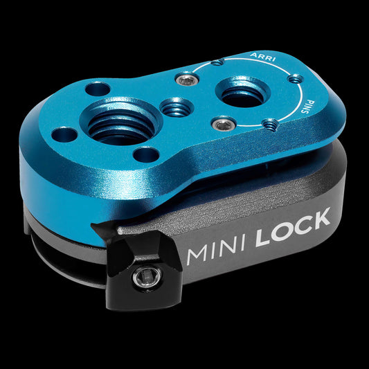 Kondor Blue Mini Lock Quick Release Plates for Professional Camera Workflows (Kondor Blue)