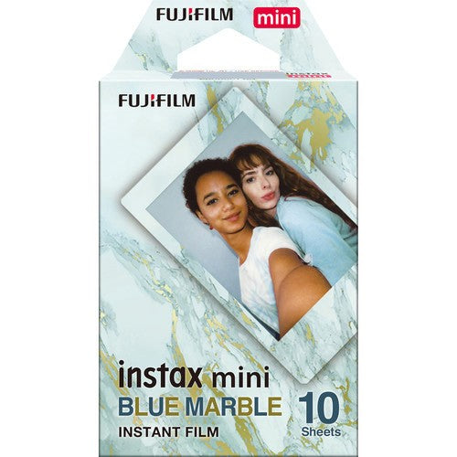 Fujifilm Instax Mini Blue Marble Instant Film (10 Exposures)