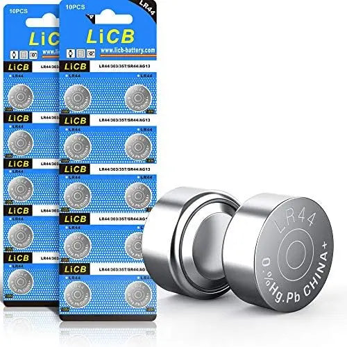 LiCB LR44 1.5V Button Battery (Pack of 2) - AVC photo video store