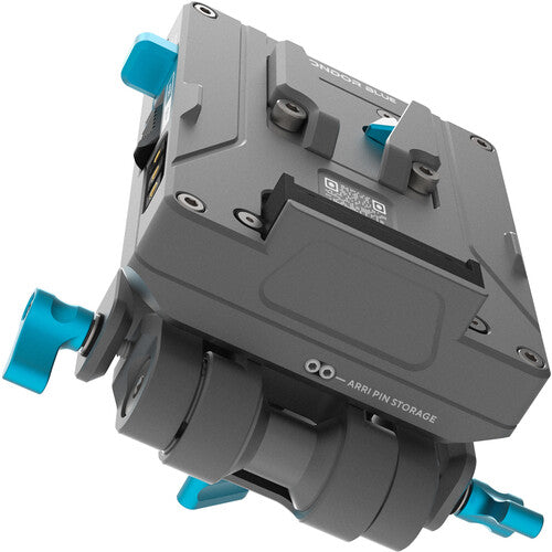 Kondor Blue Pro V-Mount Battery Plate with Swiveling Rod Block (Space Gray)