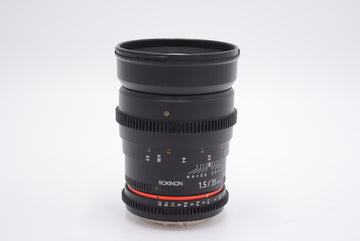 Rokinon 35/1.5/D2594 T1.5 35mm AS UMC F/Canon EF Mount, Used