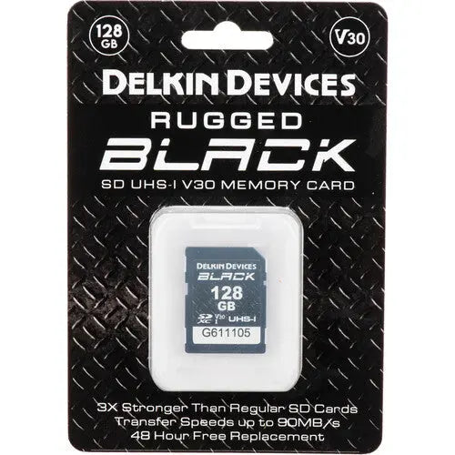 Delkin DDSDBLK128GB 128GB Rugged UHS-I SDHC Memory Card DELKIN