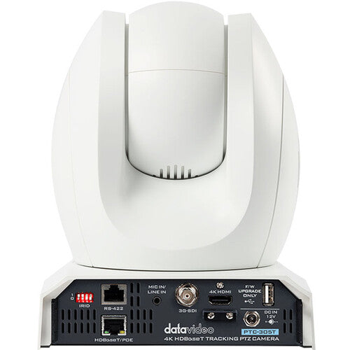 Datavideo PTC-305TW 20x 4K HDBaseT PTZ Camera with Auto Tracking (White)