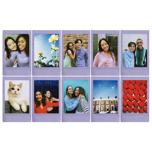 Fujifilm Instax Mini Soft Lavender Instant Film, 10 Sheets