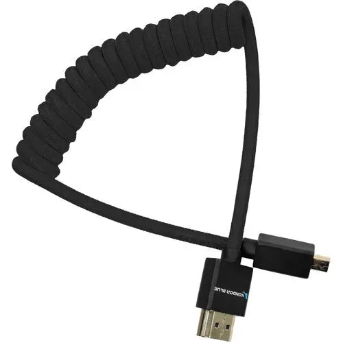 Kondor Blue Gerald Undone Micro HDMI to Full HDMI Cable 12"-24" Coiled - AVC photo video store