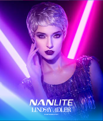 Nanlite Lindsay Adler Color Portrait Kit: Forza 60C + FL11 + 4 Pavotube II15C