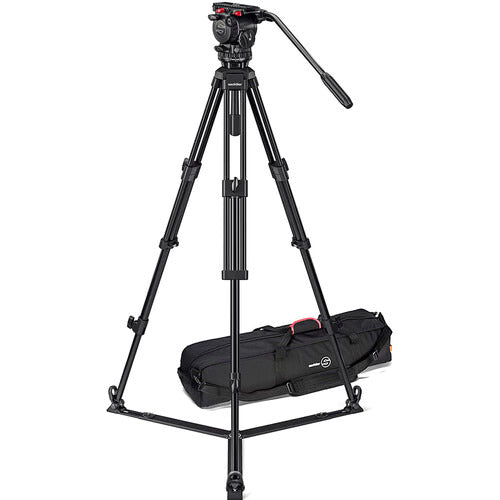 Sachtler 0471AM System FSB 6 Mk II Sideload and 75/2 Aluminum Tripod Legs with Ground Spreader and Bag