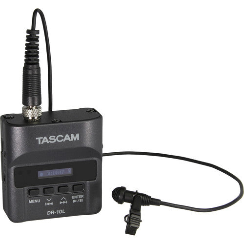 Tascam DR10L Mini Portable Recorder With Lavalier Microphone
