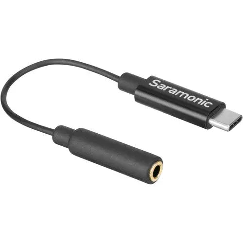 Saramonic SRC2003 3.5mm TRS Female To Usb Type-C Adapter Cable For Mono/Stereo Audio To Android 3'' - AVC photo video store